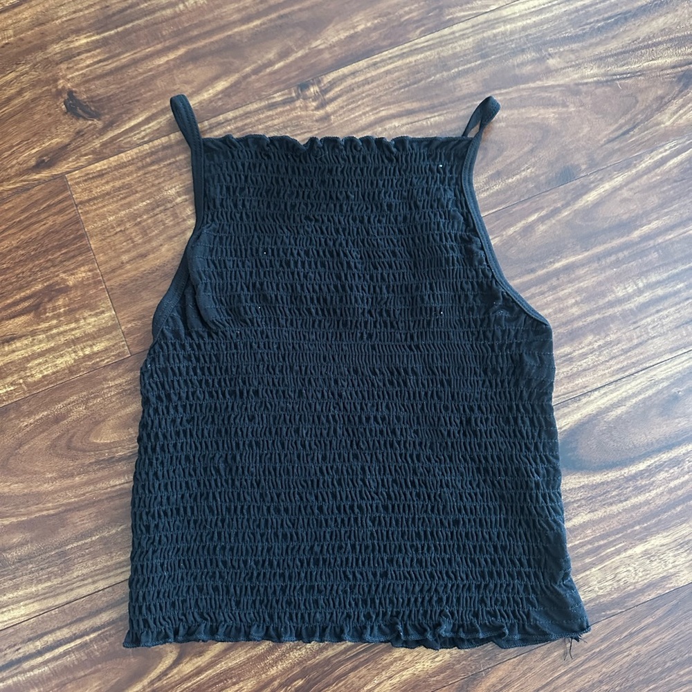 high neck crop top